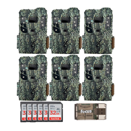 Browning 6PK Pro Scout Max Extreme HD Cellular Trail Camera with SD and Reader