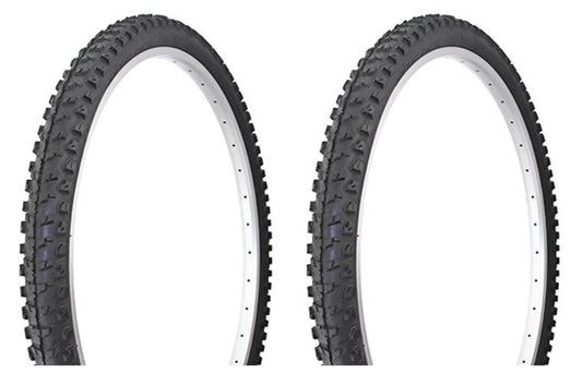 Tire set. 2 Tires. Two Tires Duro 27.5" x 2.20" Black/Black Side Wall DB-1075.