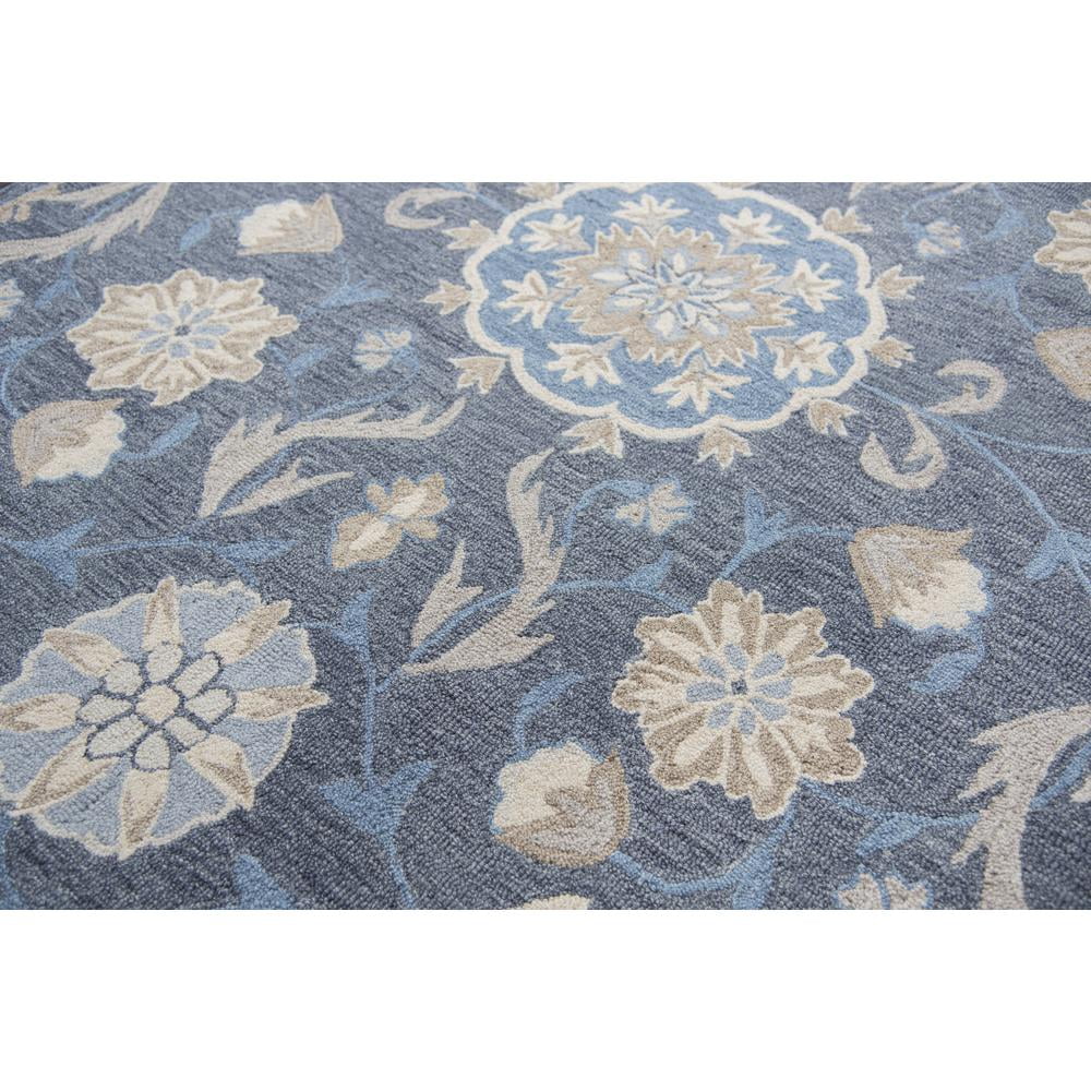 Alora Decor Cascade 10' x 13' Floral Dk Gray/Blue Gray/Tan/Coco/Gray Area Rug