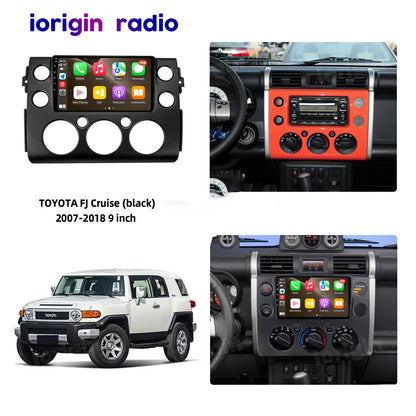 9" Android 12 Car Stereo Radio GPS Navi Carplay For Toyota Fj Cruiser 2007-2014 2+32G