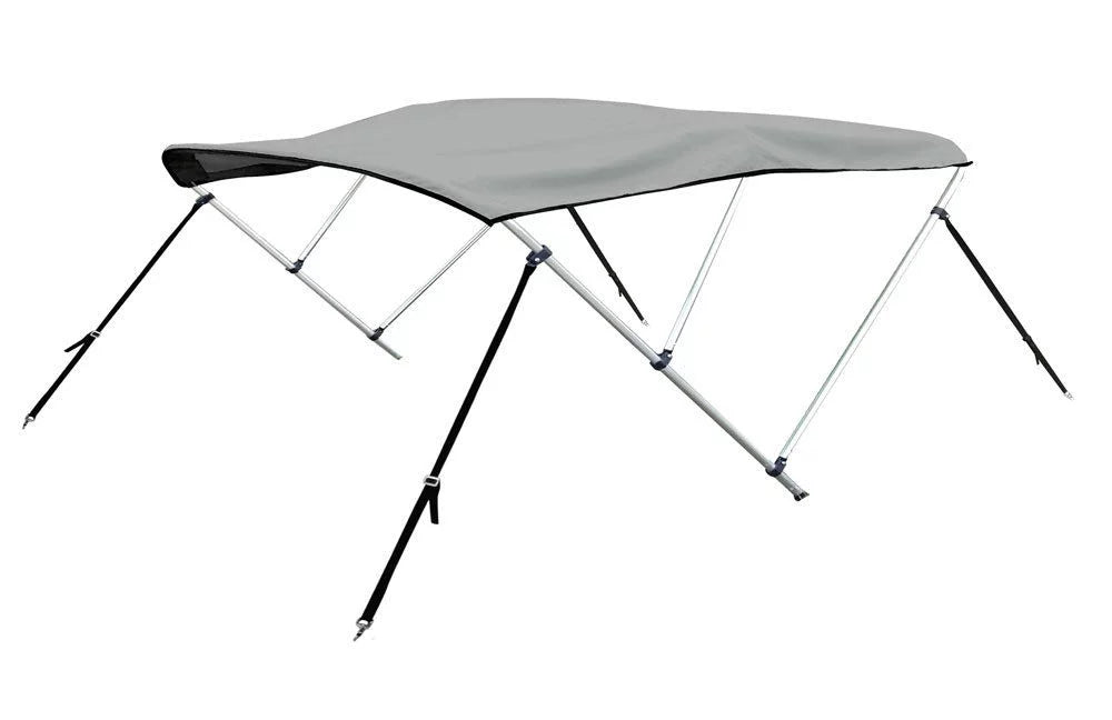 Bimini Top Boat Cover 36" H X 67"-72" W 6' Long 3 Bow Gray