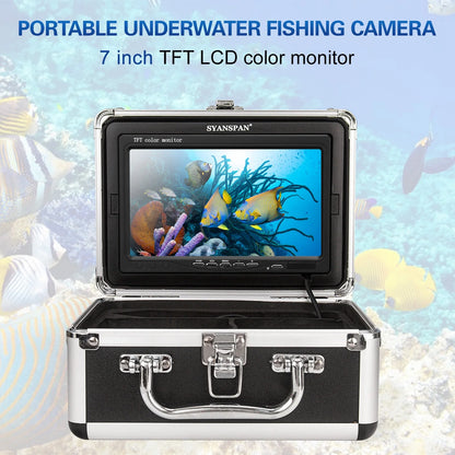 7 Inch 1200TVL Underwater Fishing Camera Fish Finder 12 Infrared LED Lamps 15M for Ice Sea Fishing