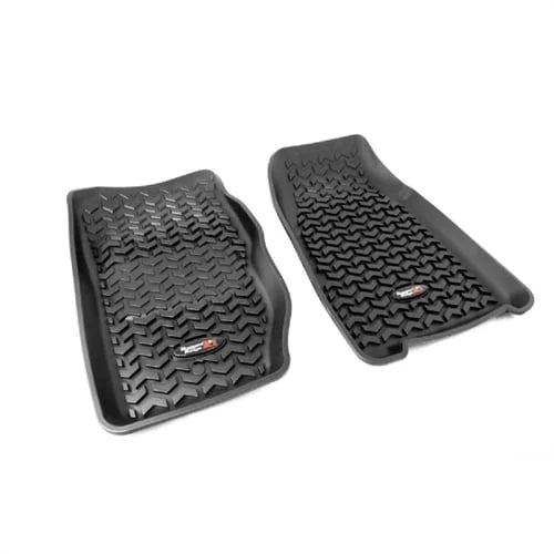 Rugged Ridge by RealTruck | 12920.25 Floor Liner, Front; Black, Compatible with 1984-2001 Jeep Cherokee XJ