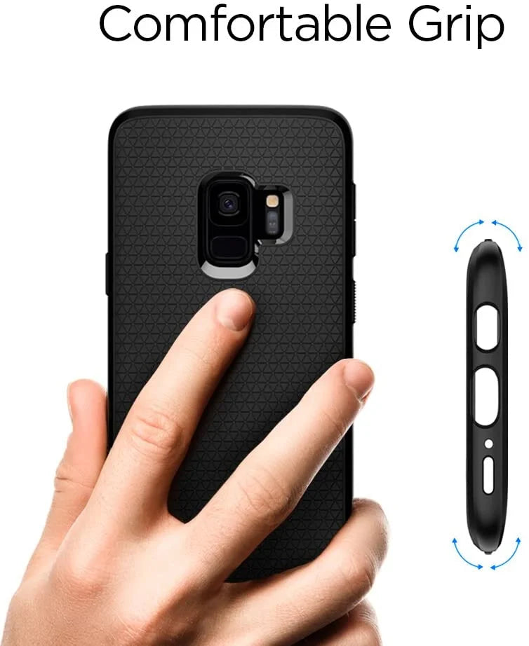 Spigen Liquid Air Armor Designed for Samsung Galaxy S9 Case (2018) - Matte Black