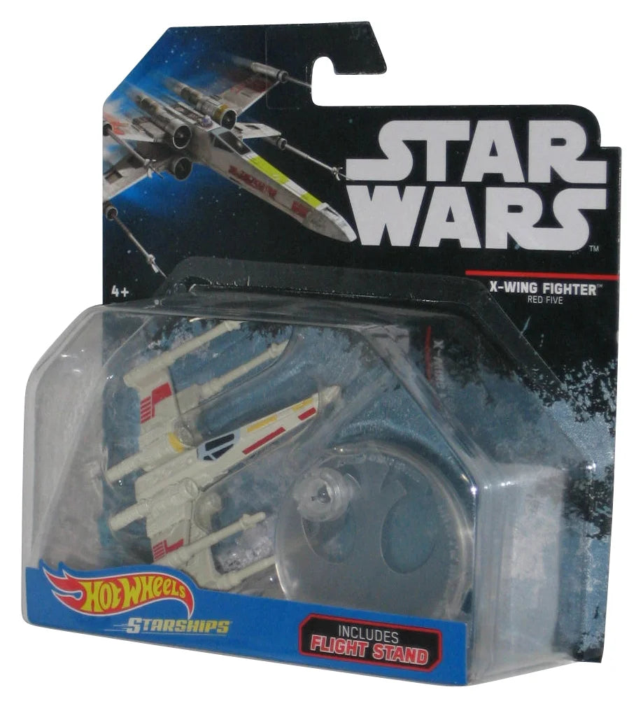 Star Wars Hot Wheels Rogue One (2014) X-Wing Fighter Red Five Starships Toy