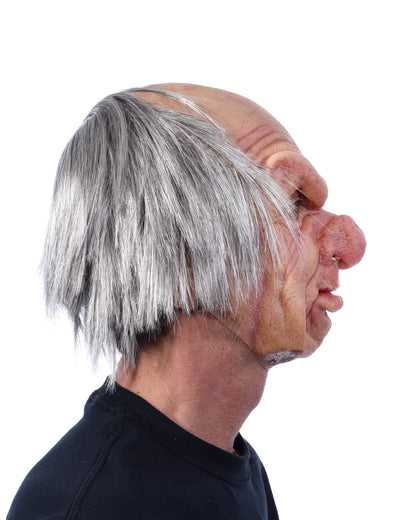 Zagone Studios Mens Old Man Grump Supersoft Costume Mask - Size 14 in.