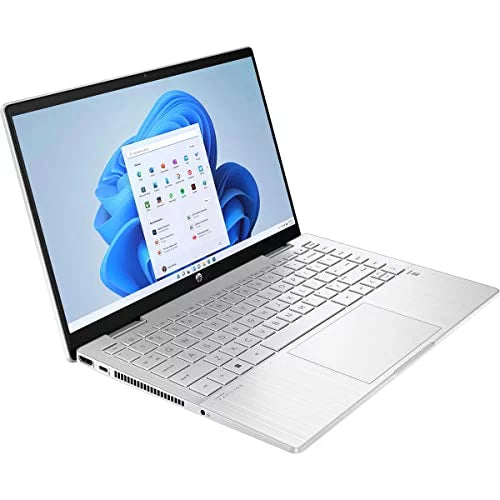 2022 Newest Pavilion x360 2-in-1 Laptop, 12th gen Intel 10-Core i5-1235U, 14" FHD Touchscreen, 8GB DDR4 RAM, 2TB PCIe SSD, Backlit KB, Fingerprint Reader, Windows 11, broag 64GB Flash Stylus