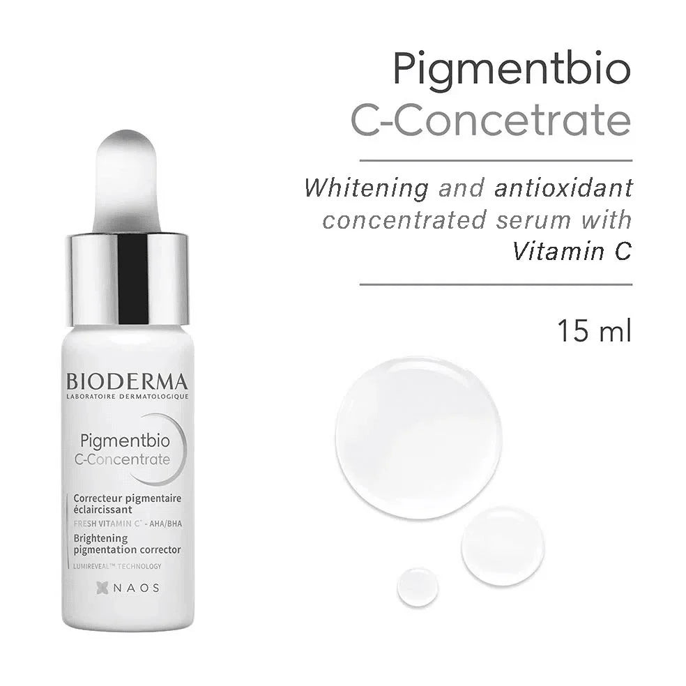 Bioderma Antioxidant Hydrating Whitening Concentrate Serum - Pigmentbio C 15ml / 0.5 fl.oz