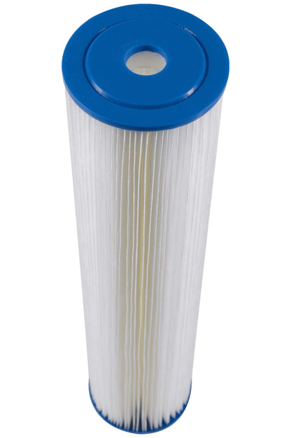 Big Blue Pleated Sediment and Carbon Block Replacement Water Filters 4pcs (5 Micron) 4.5" x 20" Cartridges