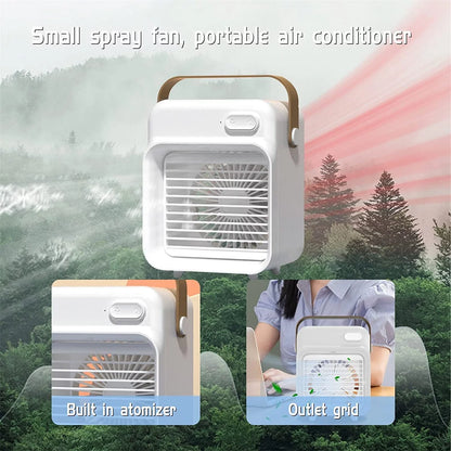 YHAIOGS Personal Air Cooler Evaporative Ultra Portable 3 Speed Ventilation Water Tank office Home Kitchen Camping