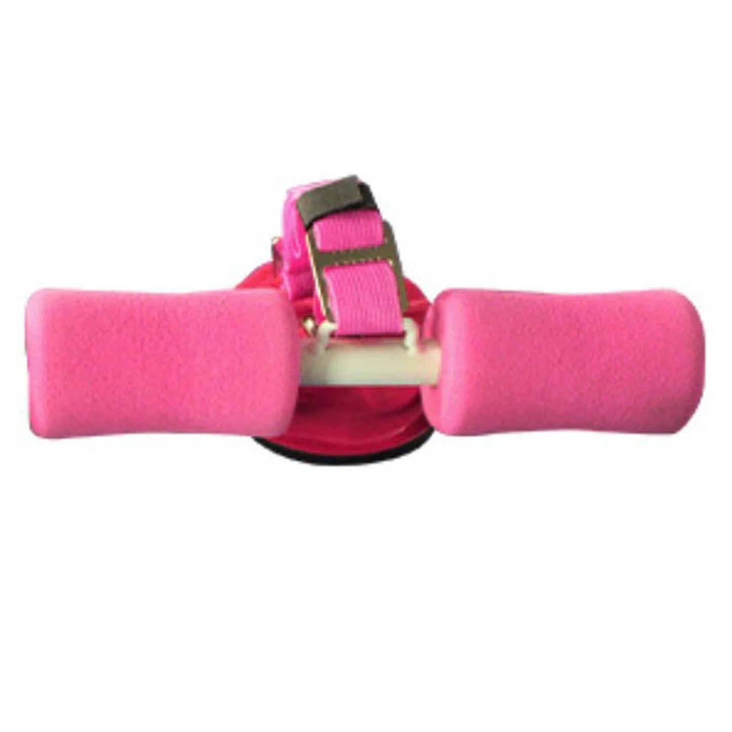 Sit Up Bar with Belt Abs Thigh Suction Floor Exercise Stand pink