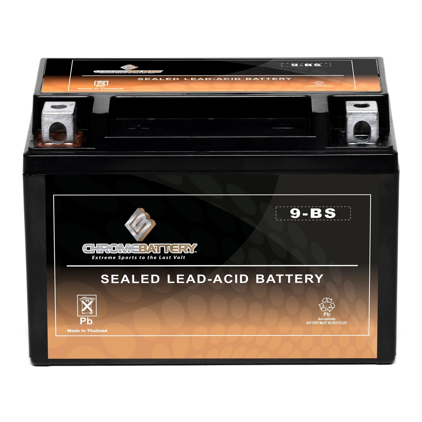 Chrome Battery Ytx9-Bs Motorcycle Battery for Suzuki 650Cc Dr650Se 2008