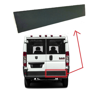 2014 2015 2016 2017 2018 Compatible with Ram Promaster 1500 2500 3500 Rear Right Back Door Molding Trim Passenger