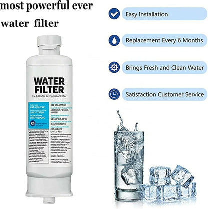 Samsumg DA97-17376B DA9717376B Refrigerator Water Filter Replacement for HAF-QIN/EXP, HAF-QIN RF23M8070SG,3-Pack (Packaging May Vary)