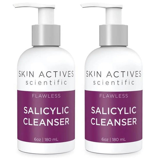 Skin Actives Scientific SAS-SLCLC-CLNSR-FLW-6OZ-2X Flawless Salicylic Cleanser - 6 fl oz - 2-Pack