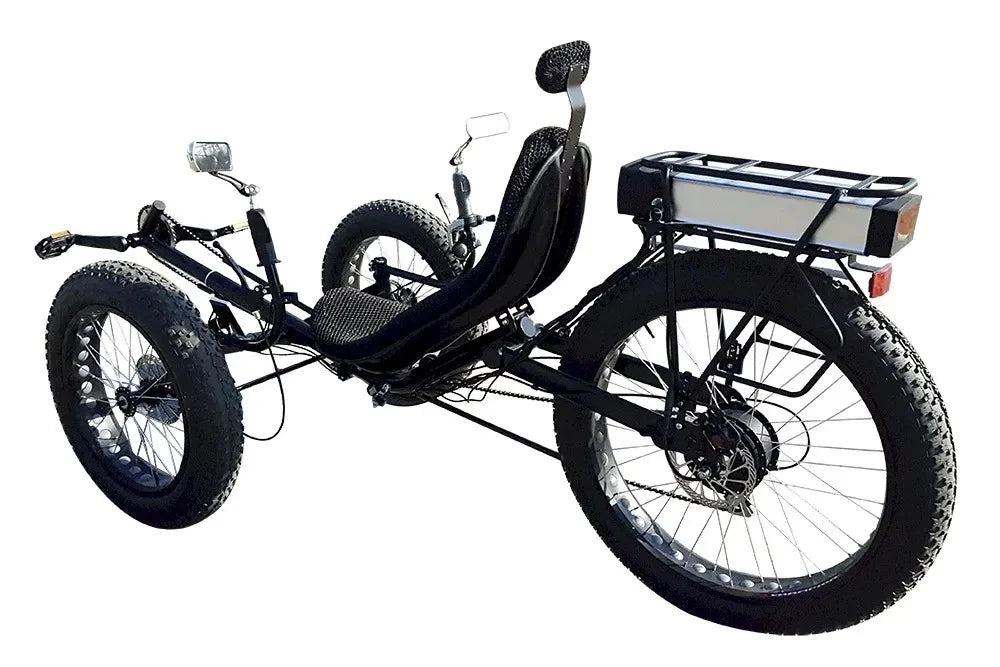 Ultimate Riding Experience Adult Recumbent Fat Tire Electric Tricycle