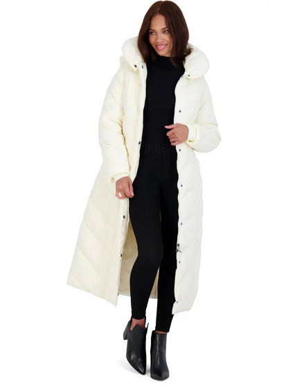 Steve Madden Women's Long Maxi Winter Puffer Coat