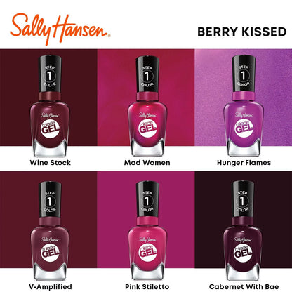 Sally Hansen Miracle Gel Nail Polish, Bordeaux Glow Duo Pack