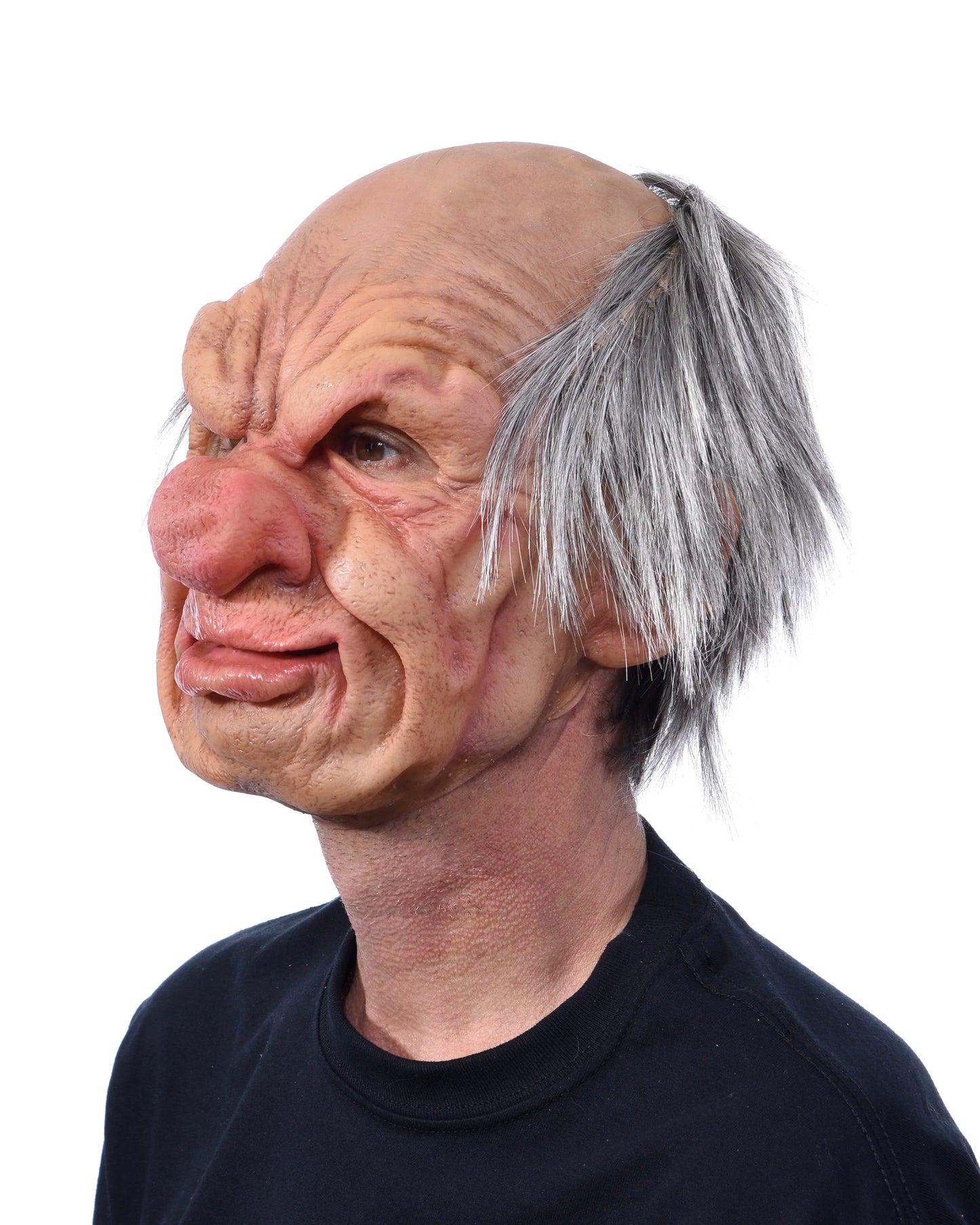 Zagone Studios Mens Old Man Grump Supersoft Costume Mask - Size 14 in.