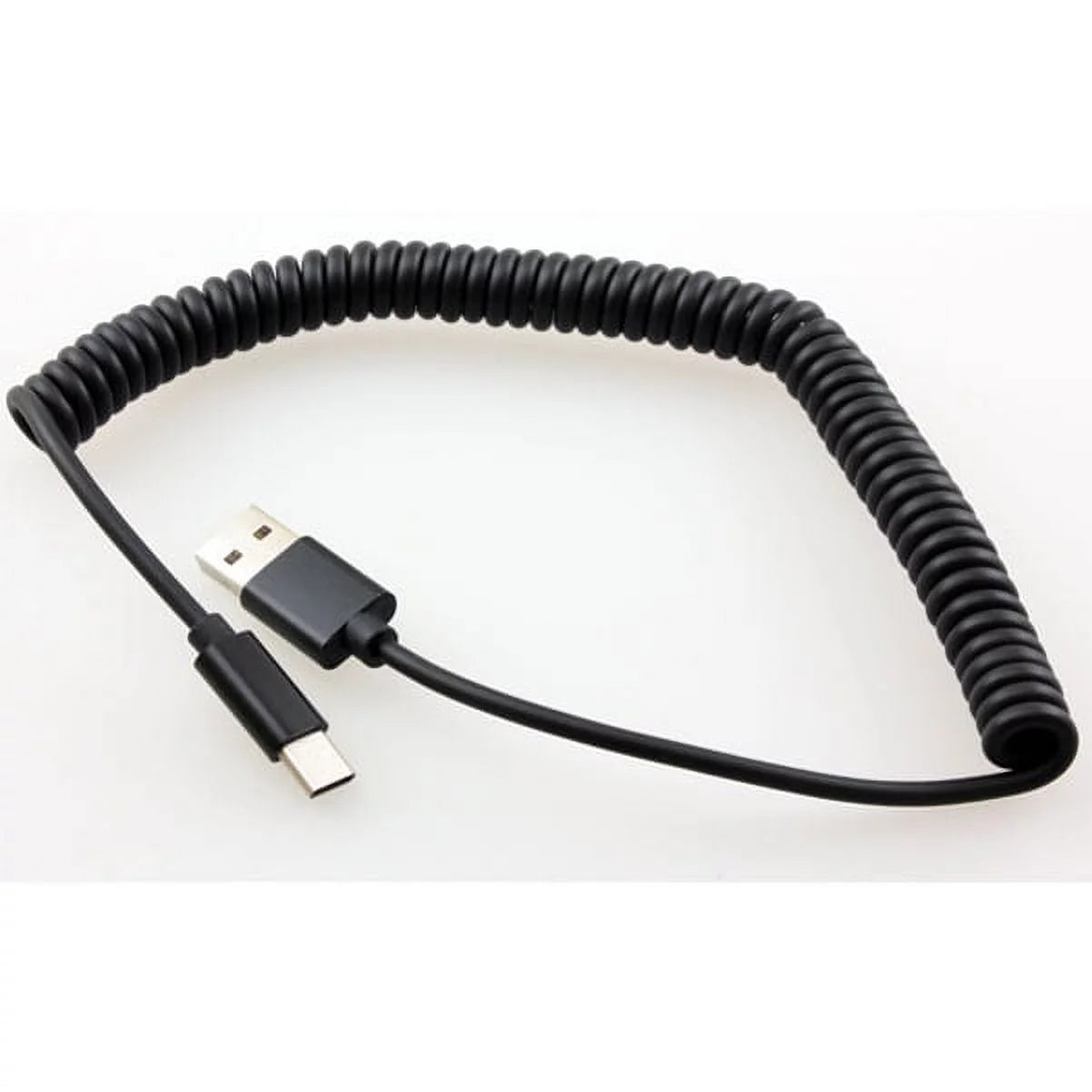 Type-C Coiled USB Cable w 2-Port USB 36W Fast Car Charger M1Y for Samsung Galaxy Tab S3 9.7 S9 Plus, S8+ S8, S10e S10 Plus active 5G Note 9 8 10 Plus A9 A50 A20 A10e - Sonim XP8 XP3