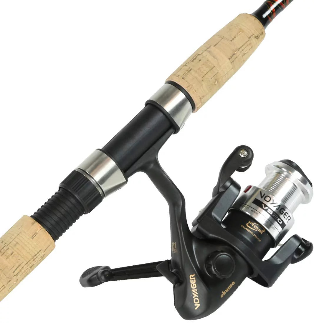 Voyager 5-Piece 6' Medium-Light Spinning Combo Travel Kit