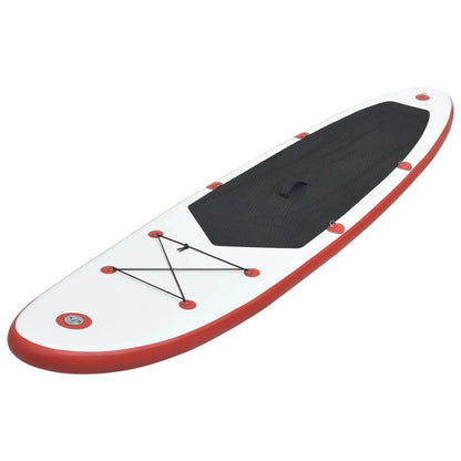 Walmeck Inflatable Paddleboard Set Red and White