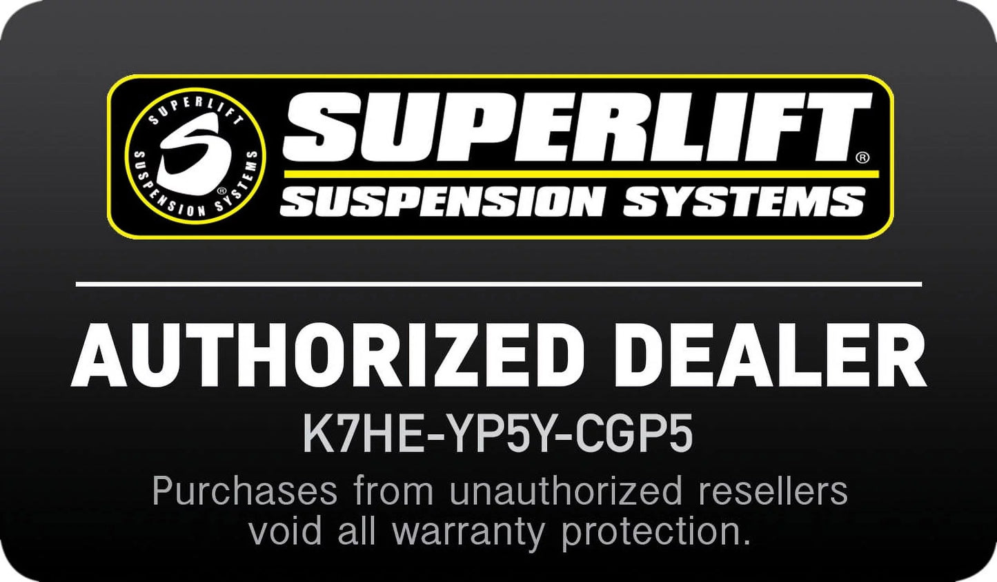 Superlift 85272 Shok Absorbr w/Stem Upper/lower Mount for 84-01 Jeep Cherokee XJ Fits select: 1993-1998 JEEP GRAND CHEROKEE, 1986-1992 JEEP COMANCHE