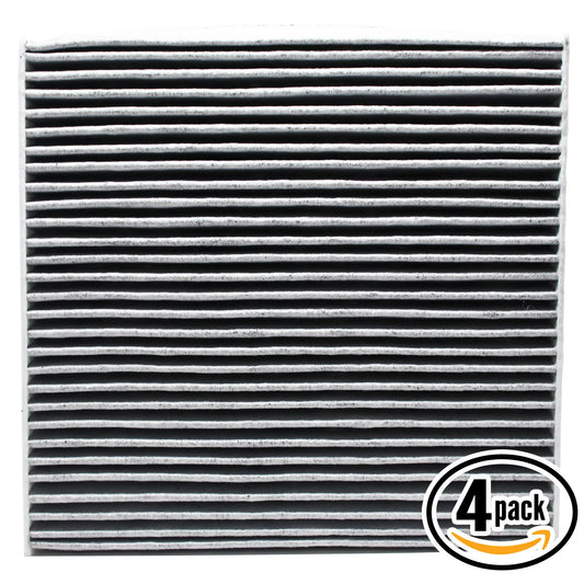 4-Pack Replacement for Cabin Air Filter for 2007 HONDA RIDGELINE V6 3.5L 3471cc Car/Automotive - Activated Carbon, ACF-10134