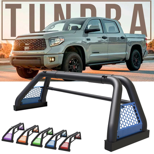 Adjustable Truck Roll Sport Bar Chase Rack Bed Bar For 2000-2021 Toyota Tundra