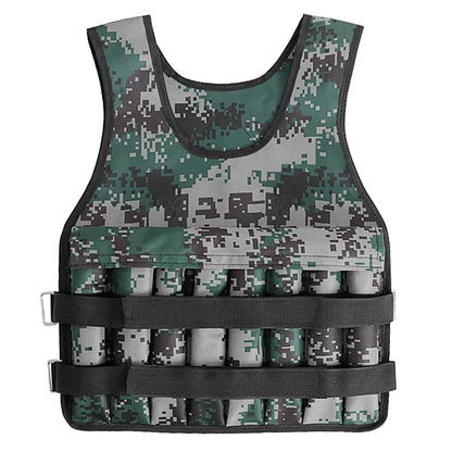 Tomshoo Weighted Vest, Adjustable Fit, Premium Oxford Material, Perfect for Workout Muscle Building, Camouflage