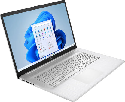 2022 17.3 Laptop Computer, 11th Intel Quad Core i5-1135G7, 12GB RAM, 256GB SSD, Intel Iris Xe Graphics, USB-C, Webcam, WiFi, HDMI, Windows 11, Silver+YSC Accessory