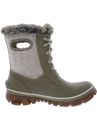 BOGS Women's Arcata Cozy Chevron Winter Boots Taupe - 72844-260