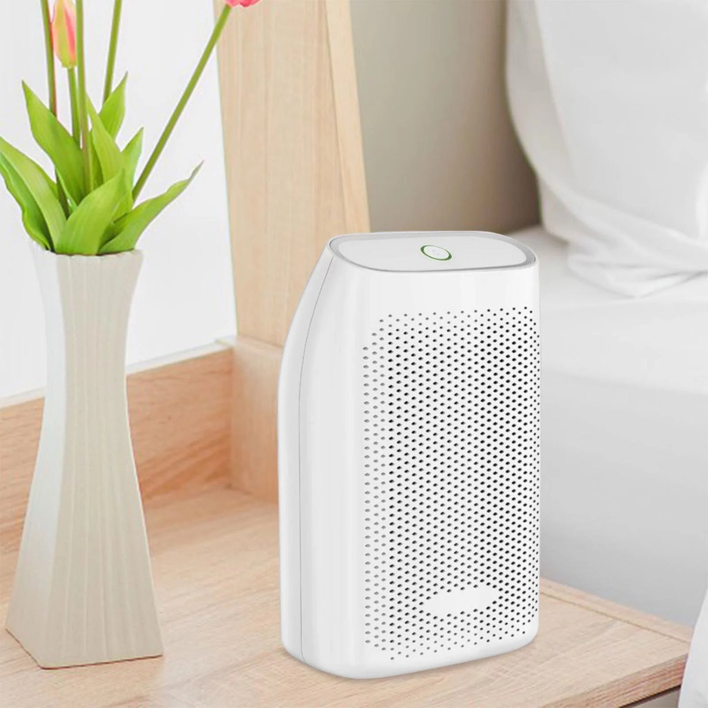 Semiconductor Dehumidifier 700ml for Home Energy Saving Moisture Absorbing Convenient Powerful Auto Shut Home, Bathroom Compact