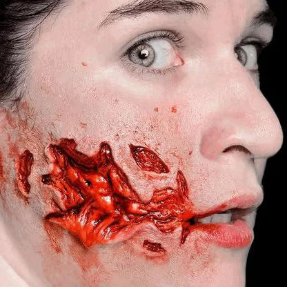 Zombie Makeup 3D FX Prosthetics Halloween Makeup - Great for Zombie or Horror Costume Ideas