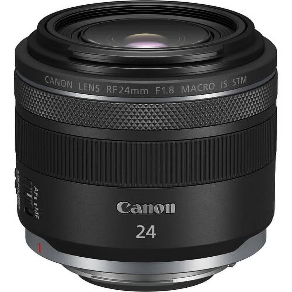 Canon RF 24mm f/1.8 Macro IS STM Lens (5668C002) + Filter Kit + Cap Keeper + Cleaning Kit