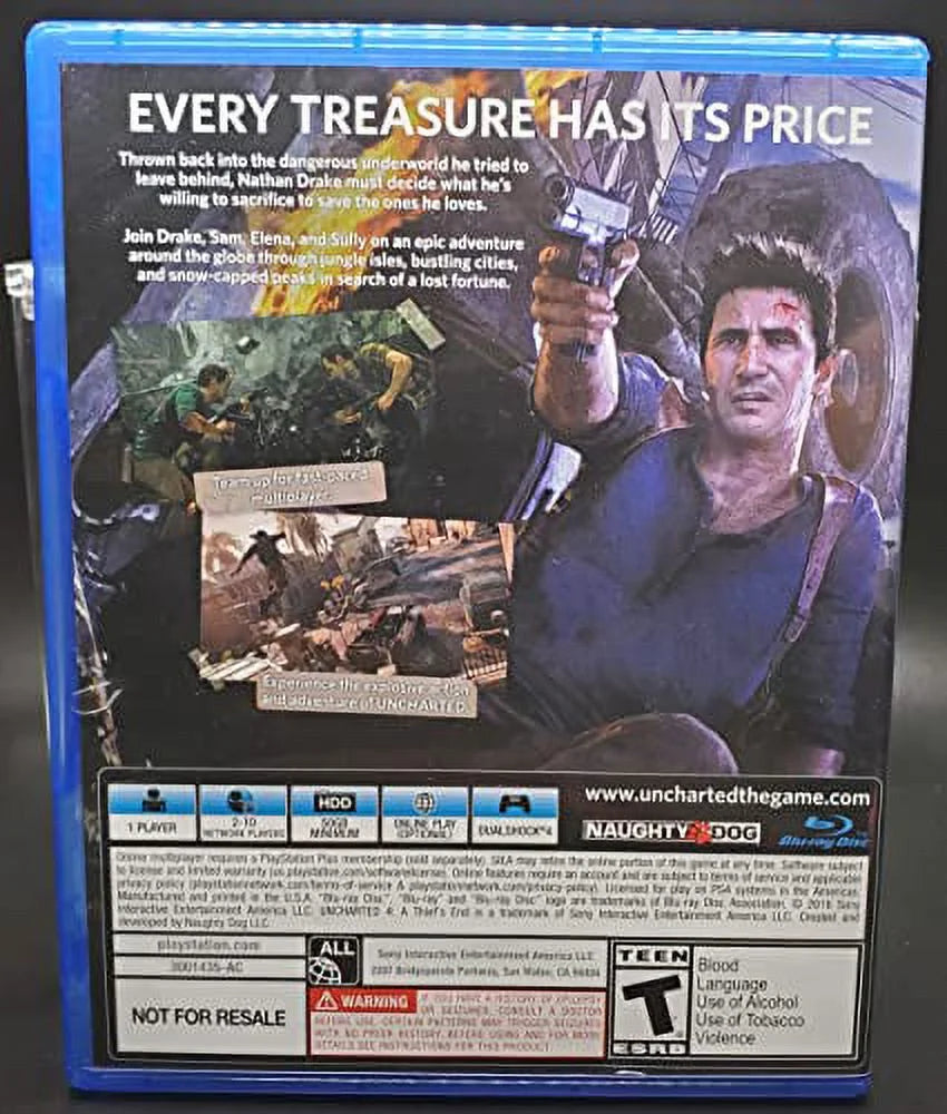 Uncharted 4: A Thief's End (PS4)