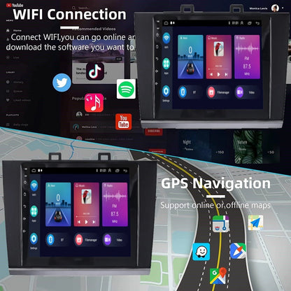 Upgrade Your Subaru Legacy Outback with Android Carplay GPS 9IN Touchscreen Optimize Daily Commutes High-Quality Audio Streaming