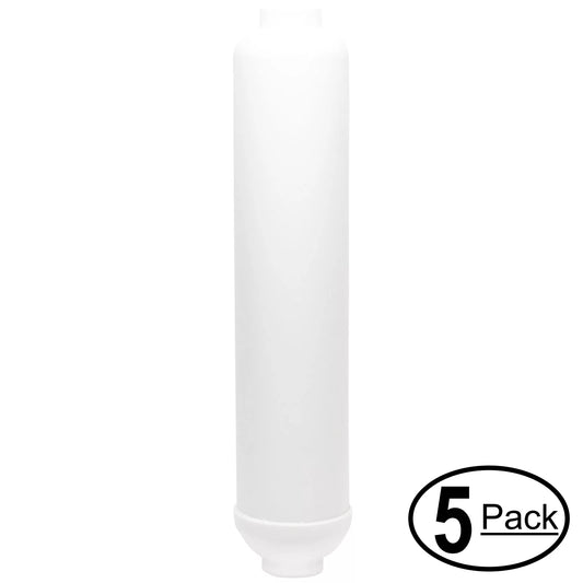 5-Pack Replacement for Topway Global (TGI) TGI-545P Inline Filter Cartridge - Universal 10-inch Cartridge for TGI-545P Five Stage RO System - Denali Pure Brand