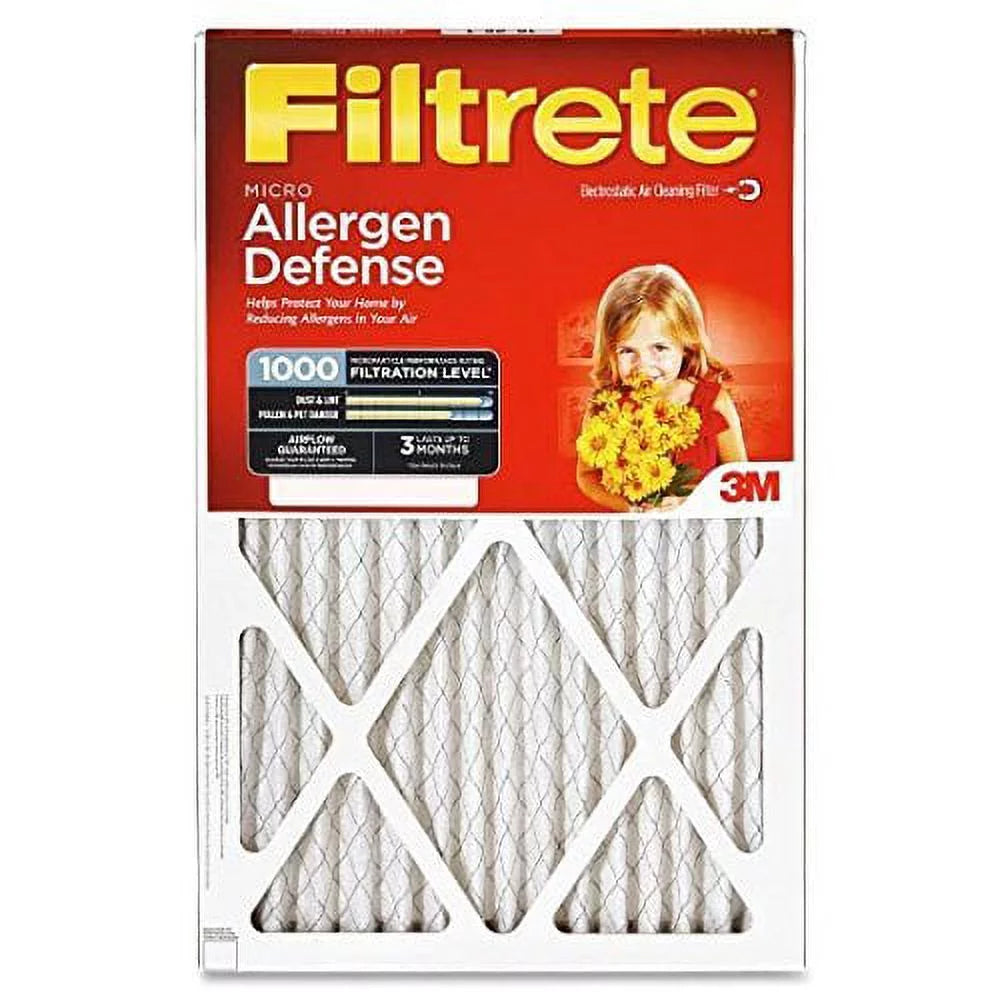 14x14x1 13.7 x 13.7 Filtrete Allergen Defense 1000 Filter by 3M 4 Pack