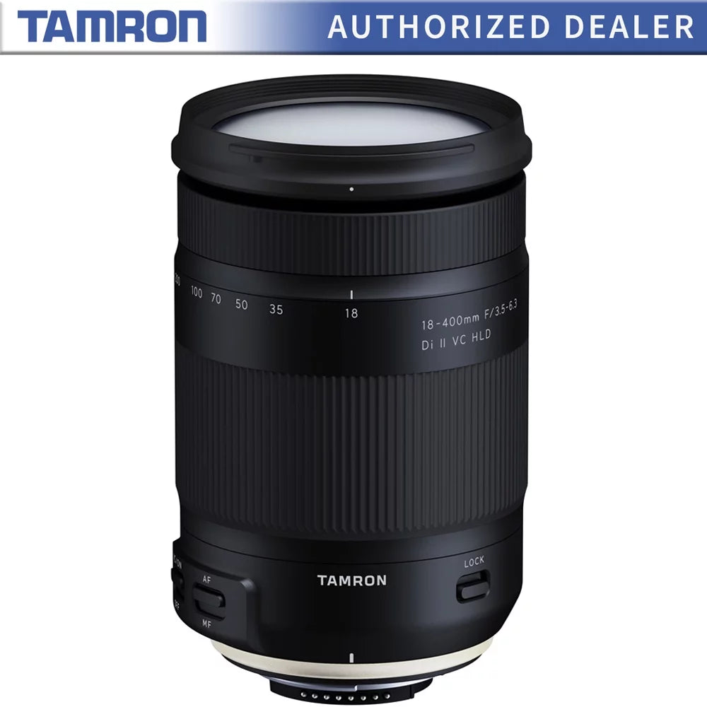 Tamron 18-400mm f/3.5-6.3 Di II VC HLD All-In-One Zoom Lens for Nikon Mount