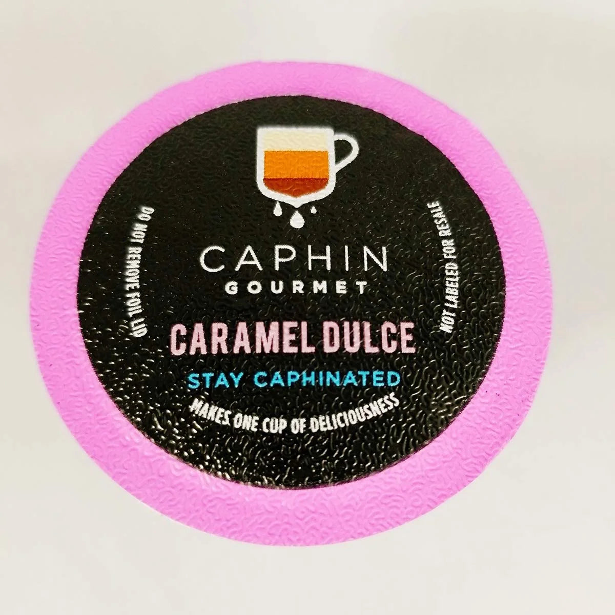 50 Count Caramel Dulce Caphin Gourmet Single-Serve Coffee Pods for Keurig K Cups Brewers (50 Count Compatible with 2.0)