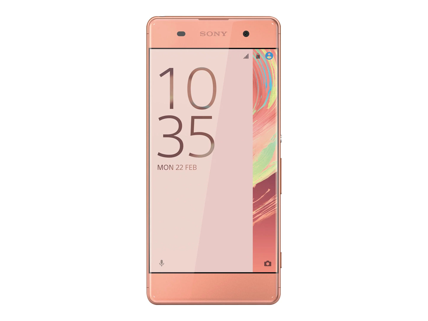 Sony XPERIA XA - Smartphone - 4G LTE - 16 GB - microSDXC slot - GSM - 5" - 1280 x 720 pixels - TFT - RAM 2 GB - 13 MP (8 MP front camera) - Android - rose gold