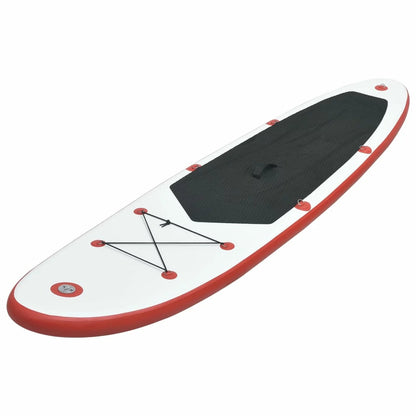 Andoer Inflatable Paddleboard Set Red and White