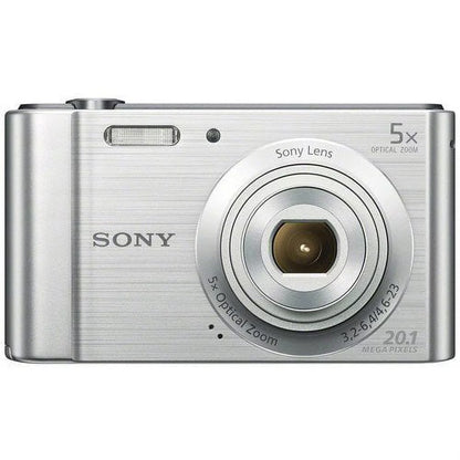 Sony Cyber-shot DSC-W800 Digital Camera (Silver) + Deal-Expo Accessories Bundle