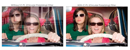 C-PL (Circular Polarizer) Multicoated | Multithreaded Glass Filter (67mm) For Olympus 50-200mm f/2.8-3.5 ED SWD