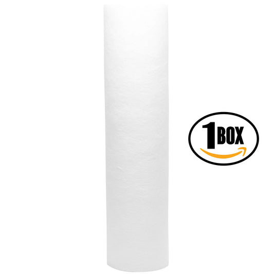 Box of Replacement DuPont WFPF13003B Polypropylene Sediment Filter - Universal 10-inch 5-Micron Cartridge for DuPont Whole House Water Filtration System - Denali Pure Brand