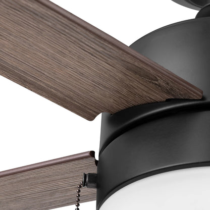 Better Homes & Gardens 52" Pearce Black Indoor Ceiling Fan with Light, Adjustable Color Temperature & Reverse Airflow