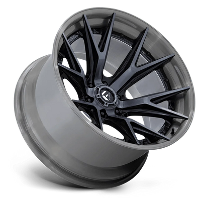 20x10 Fuel FC402 Catalyst Gloss Black W/ Brushed Gray FORGED Rim 6x135 (-18mm)