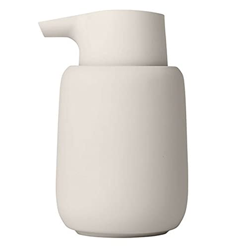 blomus Sono Soap Dispenser, H 14 cm, T 9,5 cm, Ø 8,5, V 0,25 l, Moonbeam