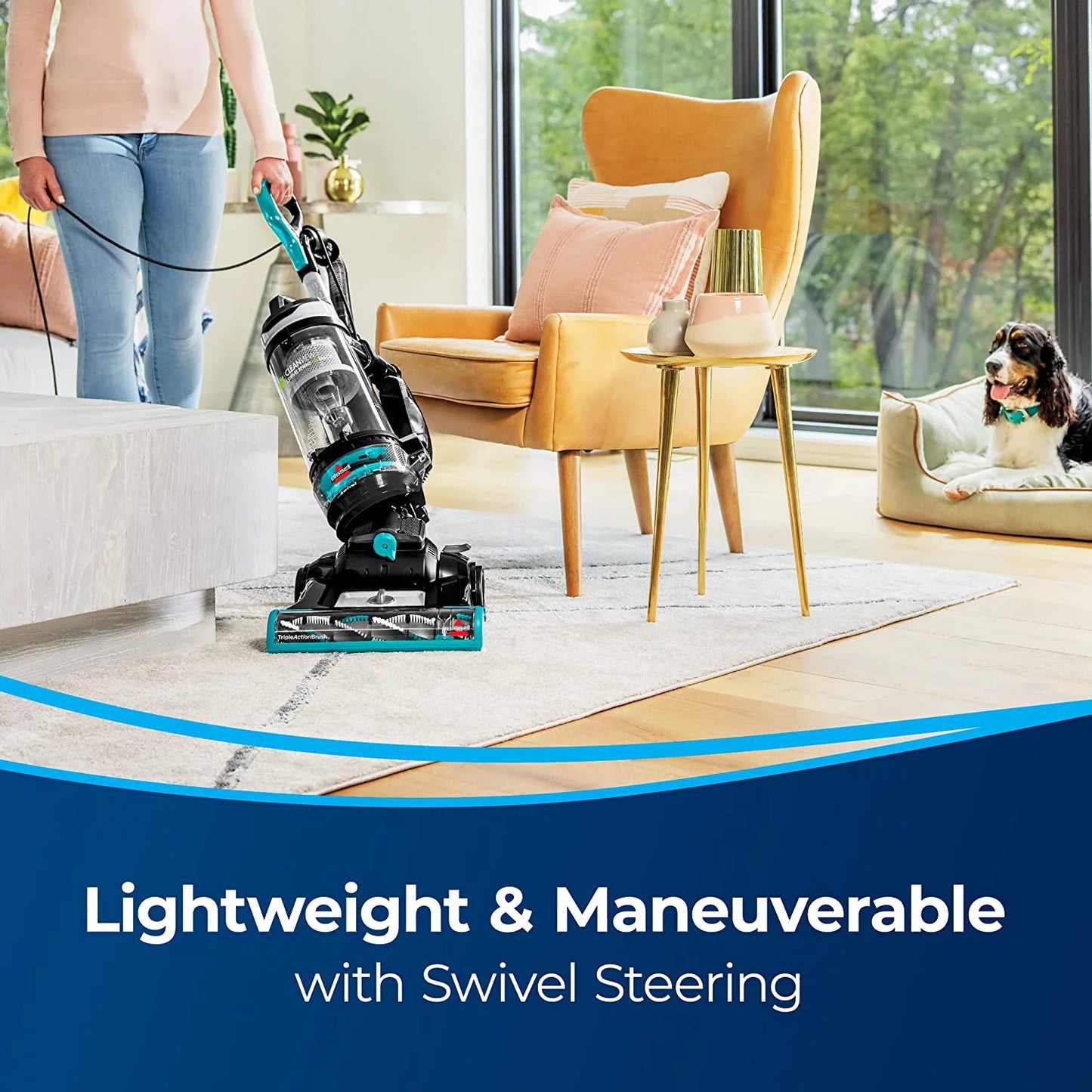 BISSELL® CleanView® Swivel Rewind Pet Reach Upright Vacuum 3197